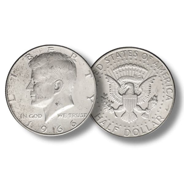 $1 FV 40% Silver Kennedy Half Dollars